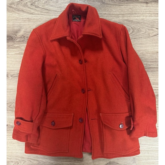 Red Jacket Other - 1940's Sears J.C. Higgins Red Jacket Hunting Coat 21.5x29.5